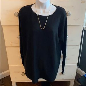 Traditional black sweater